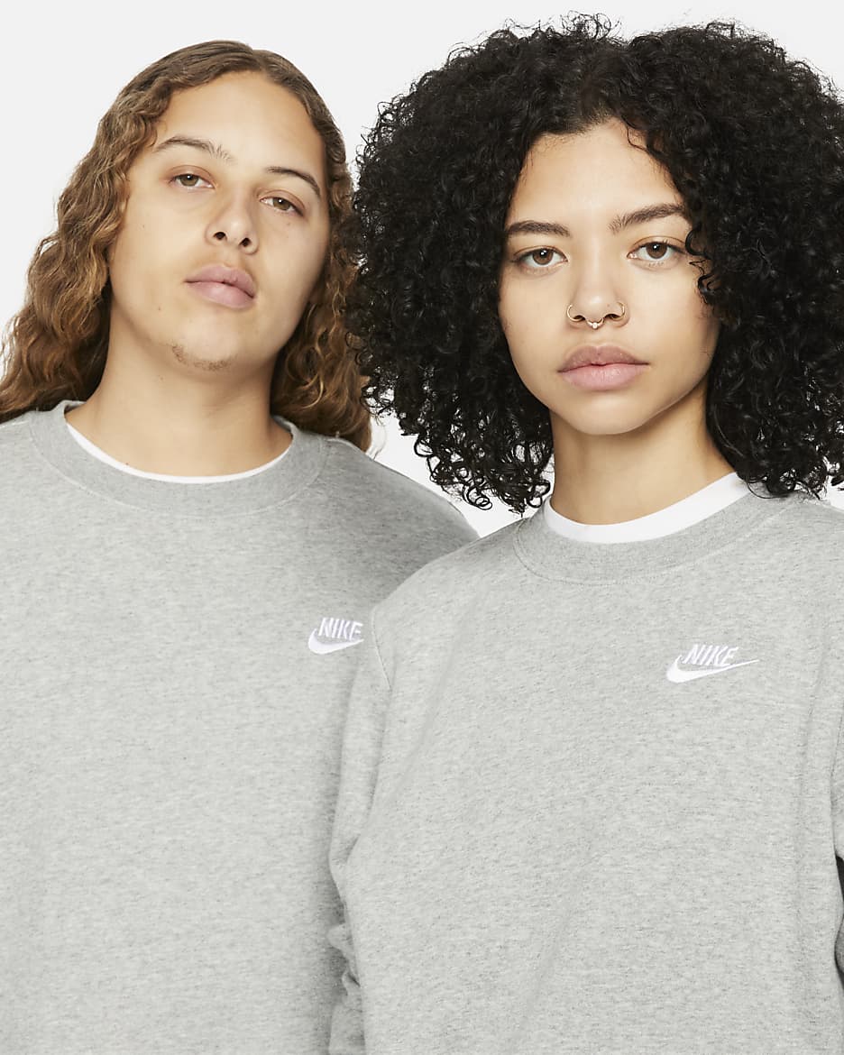 Nike Sportswear Club Fleece Women s Crew Neck Sweatshirt. Nike IE